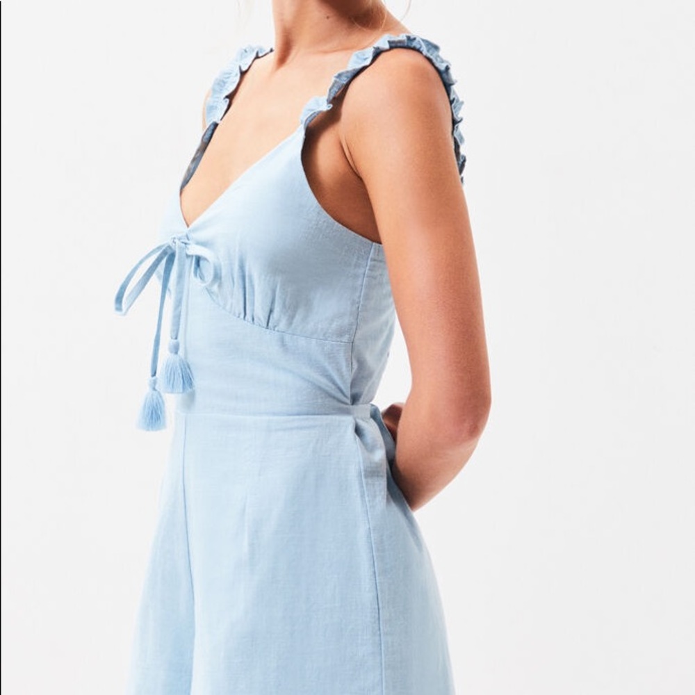 Lottie Moss Bustier Tie Front Romper